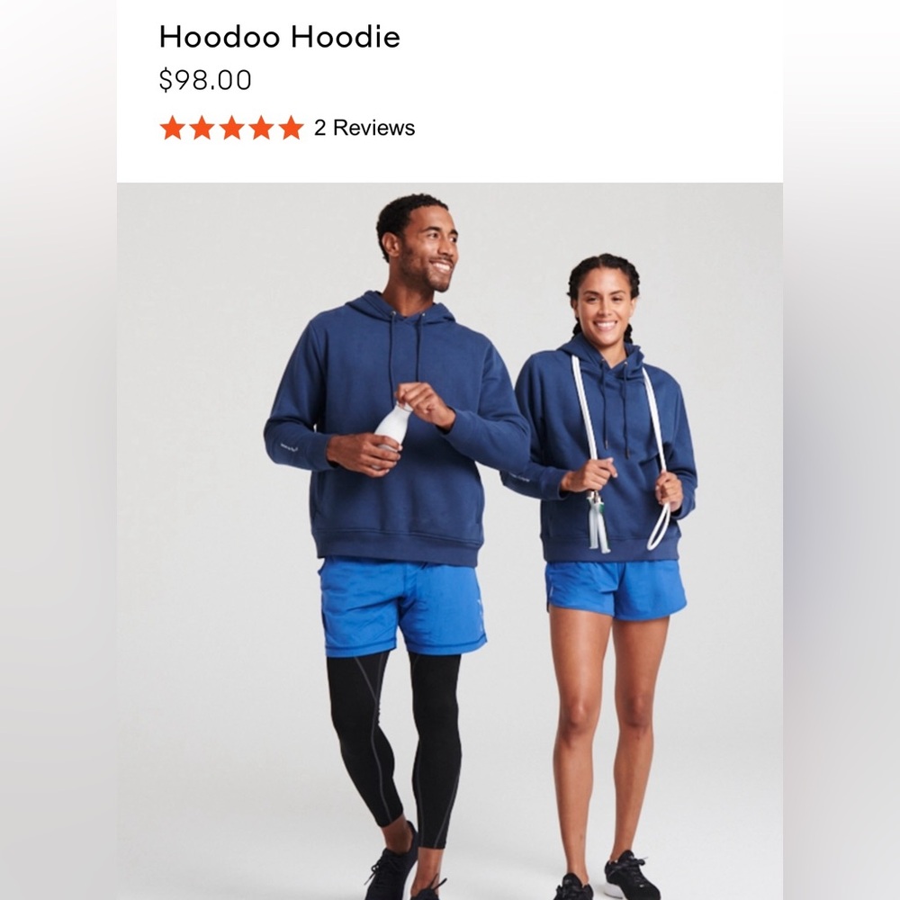 Definite Articles X-Large Hoodoo Slate Blue Hoodie.💙⚡️